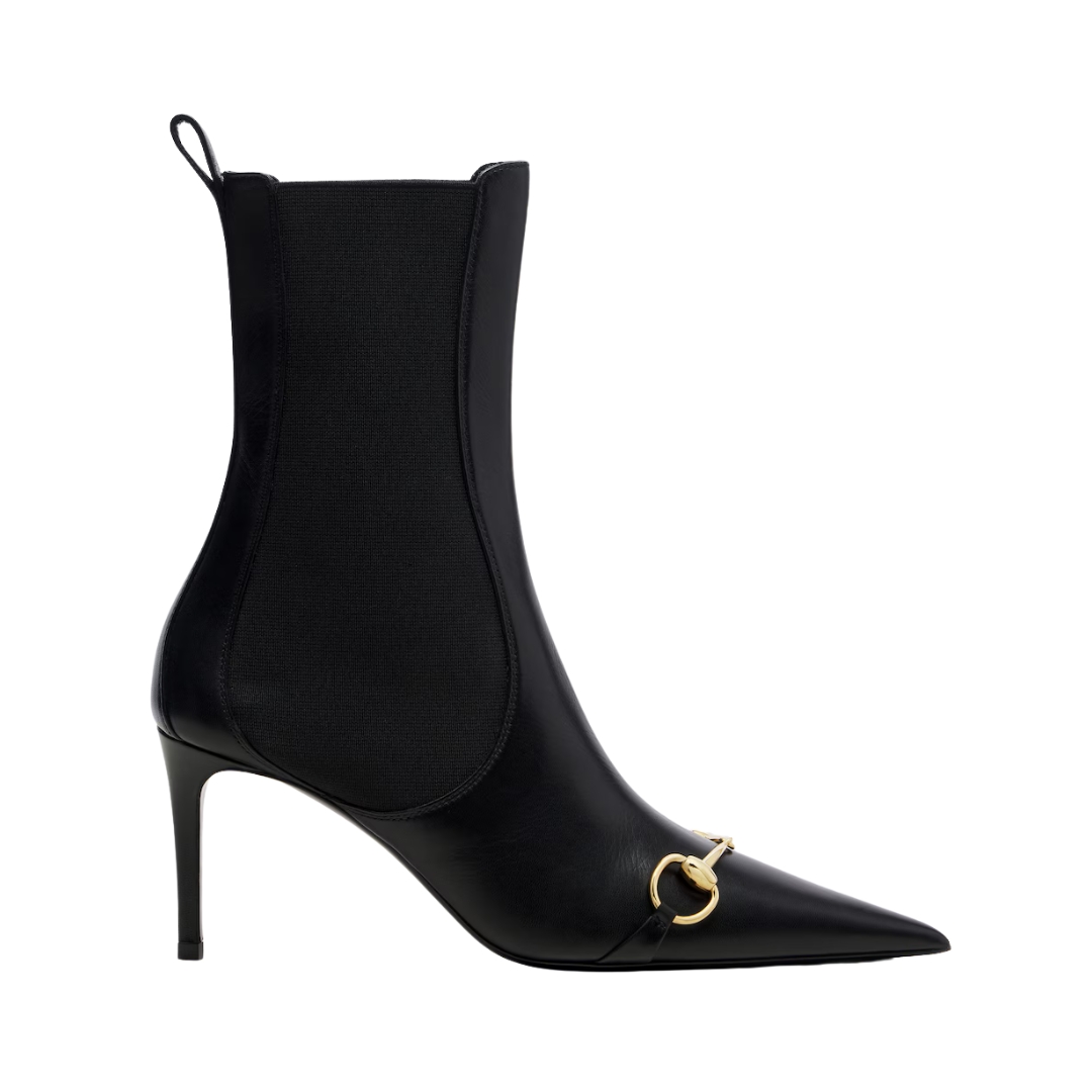 Ankle Horsebit Schwarz