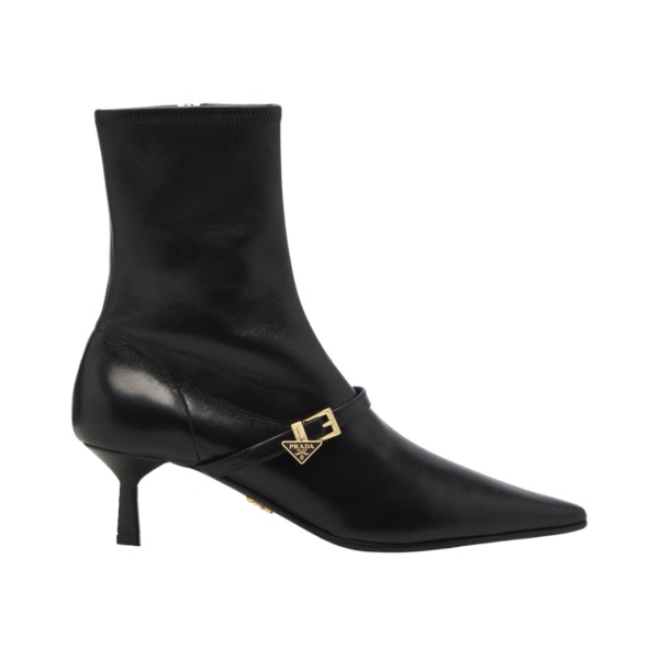 Leather Ankle Schwarz