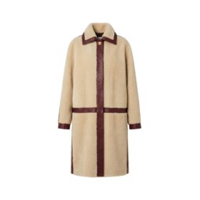 Lammfell Beige/Bordeaux