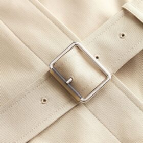Cotton Silk Gabardine Beige