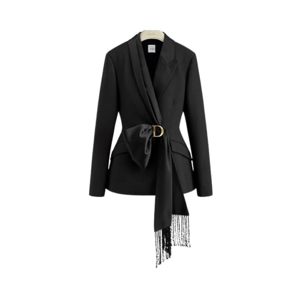 Virgin Wool Silk Schwarz
