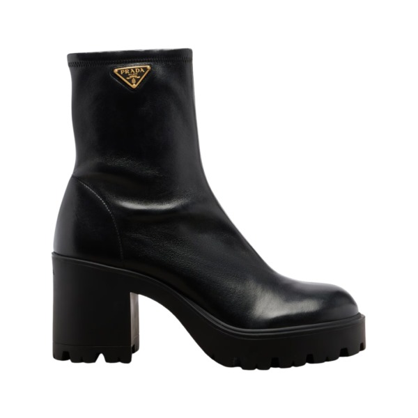 Leather Ankle Schwarz