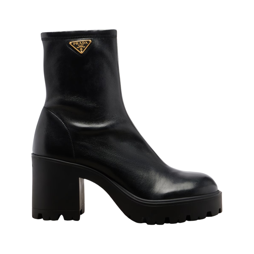 Leather Ankle Schwarz