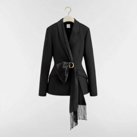 Virgin Wool Silk Schwarz
