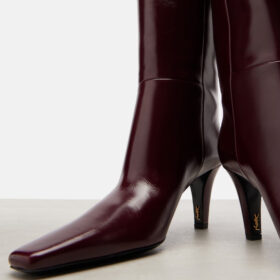 Leather Burgunderrot 7.5 cm