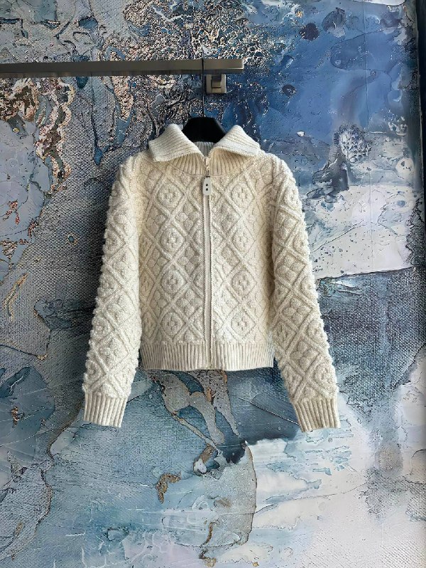 Shearling-Optik Monogramm-Jacke
