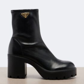 Leather Ankle Schwarz