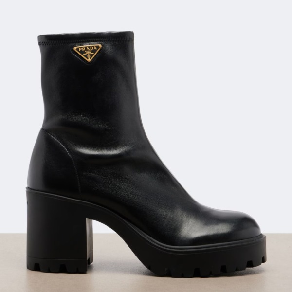 Leather Ankle Schwarz