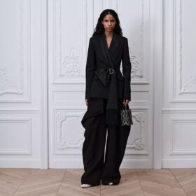 Virgin Wool Silk Schwarz