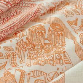 Cavalier City Natur/Orange/Rot
