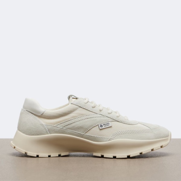 Sneakers Suede Weiß