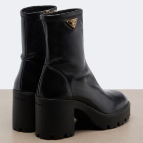 Leather Ankle Schwarz