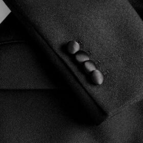 Virgin Wool Silk Schwarz