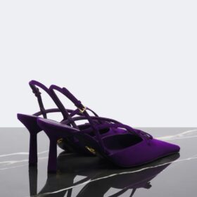 Suede Slingback Violett