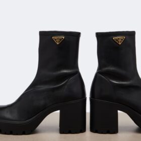 Leather Ankle Schwarz