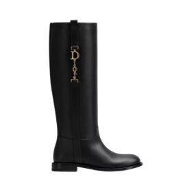 Glossy Calfskin Schwarz