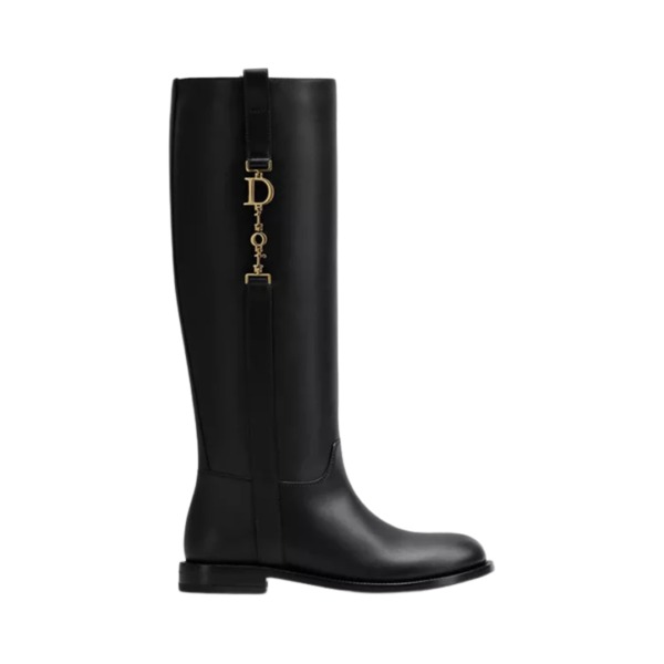 Glossy Calfskin Schwarz