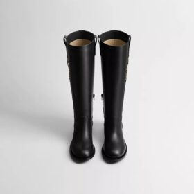 Glossy Calfskin Schwarz