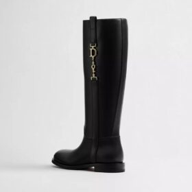 Glossy Calfskin Schwarz