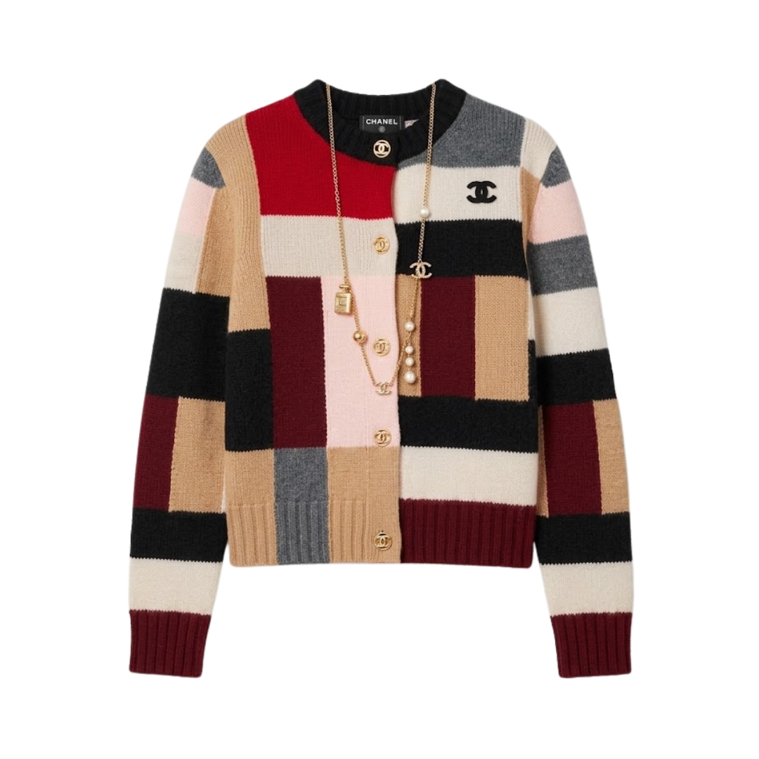 Cashmere Wool Schwarz/Rot