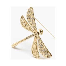 Metall Strass Goldfarben/Kristall