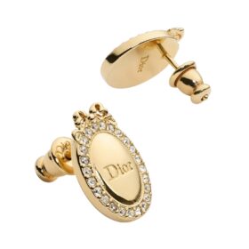 Medaillon Gold/Kristalle