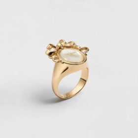 Medallion Gold/Weiß