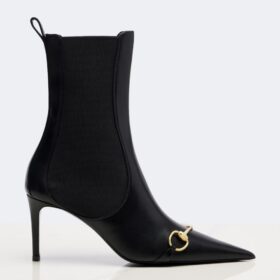 Ankle Horsebit Schwarz