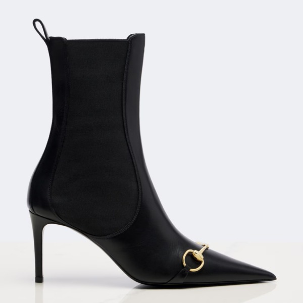 Ankle Horsebit Schwarz