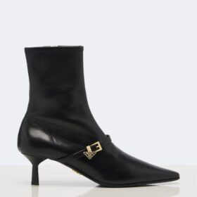 Leather Ankle Schwarz