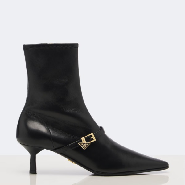 Leather Ankle Schwarz