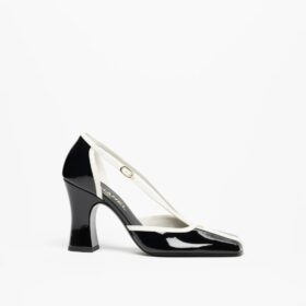 Calfskin Leather Schwarz/Weiß