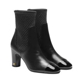 Stretch Lambskin Schwarz
