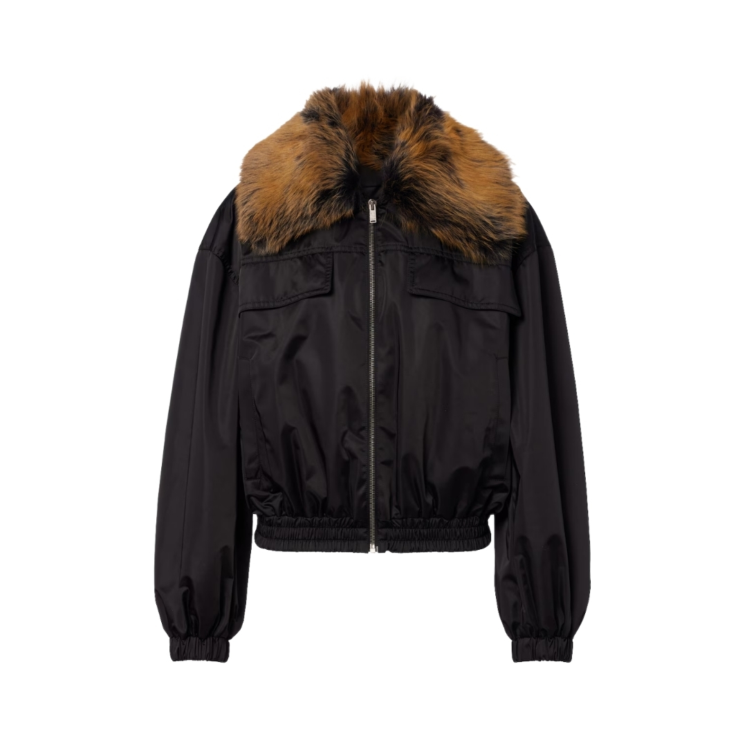 Shearling  Schwarz