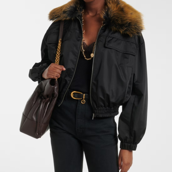Shearling  Schwarz