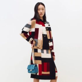 Cashmere Wool Schwarz/Rot