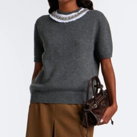 Wool Cashmere Grau