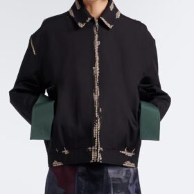 Cotton Devoré Schwarz