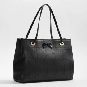 Flat Cannage  Schwarz 37 cm