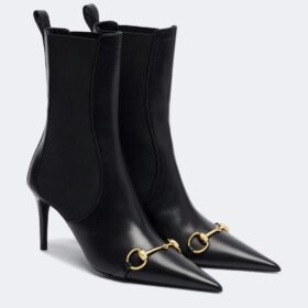 Ankle Horsebit Schwarz