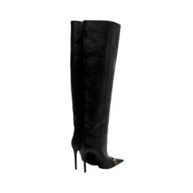 Horsebit Knee Schwarz