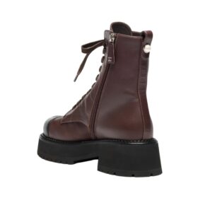 Calf Leader Dunkelbraun/Schwarz