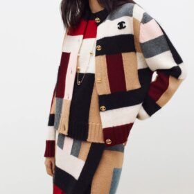 Cashmere Wool Schwarz/Rot