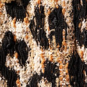 Tweed Blended Fibers Braun/Schwarz