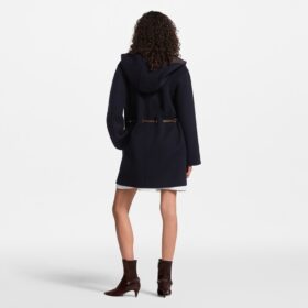 Wickelmantel Blau/Braun
