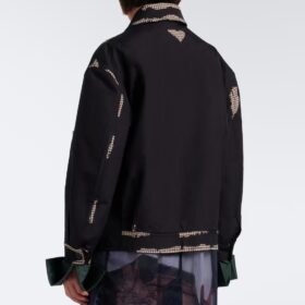 Cotton Devoré Schwarz