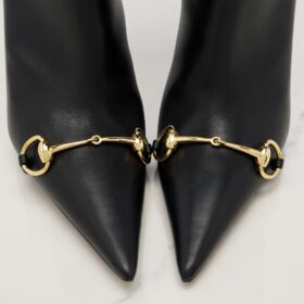 Horsebit Knee Schwarz