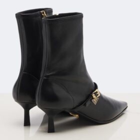 Leather Ankle Schwarz