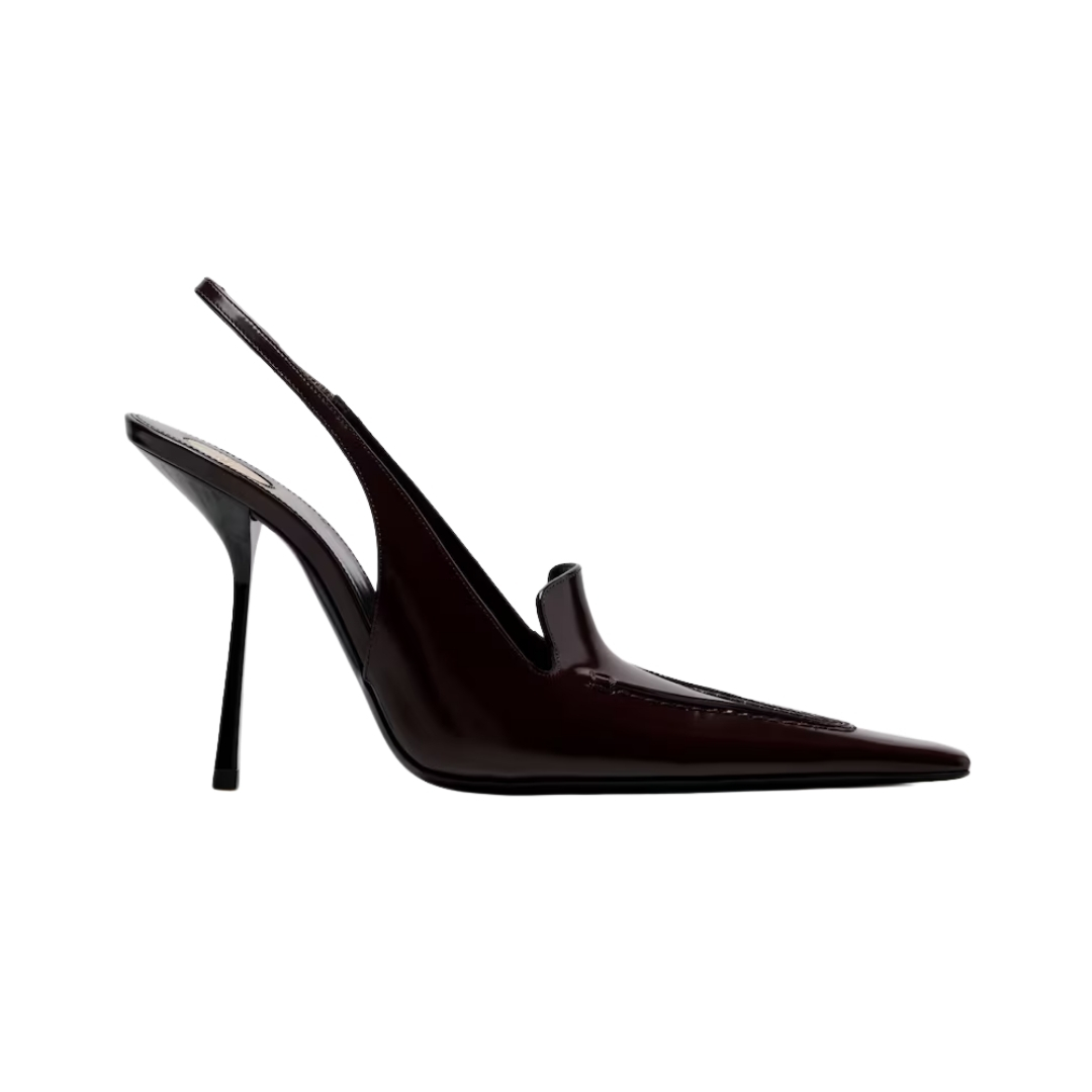 Slingback Braun 11 cm