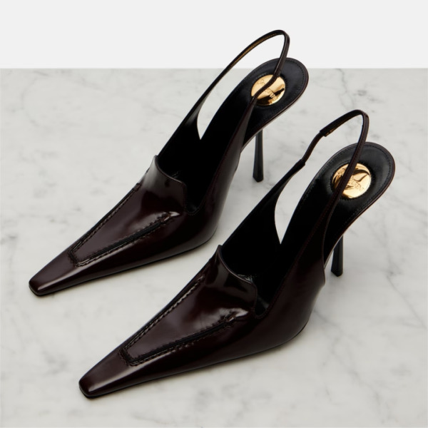 Slingback Braun 11 cm